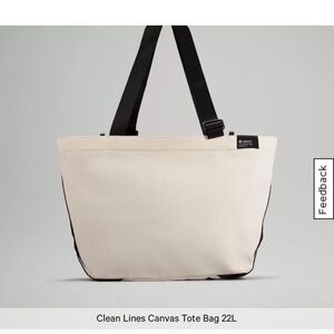 Lululemon clean lines tote bag EUC